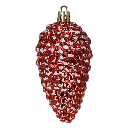 Bombki choinkowe 47 szt. komplet dekoracje świąteczne zawieszki nietłukące, czerwony, złoty, biały