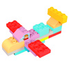 Klocki konstrukcyjne, miękkie dla dzieci 126 el. kreatywne, kolorowe