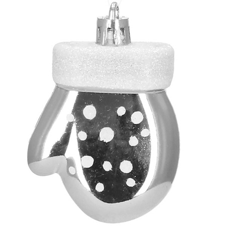 Bombki choinkowe 77 szt. ozdoby świąteczne srebrny