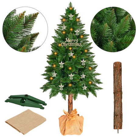 Choinka na pniu 190 cm sztuczna sosna himalajska