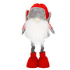 Skrzat 50 cm ozdoba świąteczna, krasnal świąteczny, gnom z teleskopowymi nóżkami