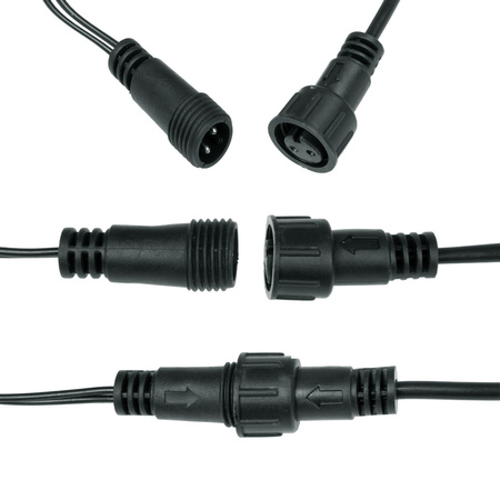 Kurtyna świetlna 500 led girlanda, lampki zewnętrzne sople zimny biały + flash