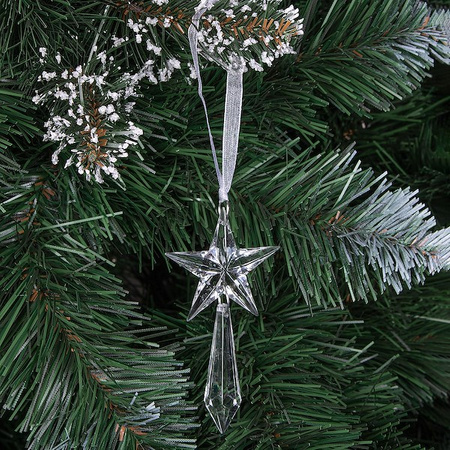 Zawieszka choinkowa 10 cm świąteczna ozdoba gwiazda