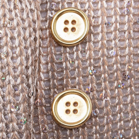 Bałwanek 50-75cm ozdoba świąteczna, krasnal świąteczny na teleskopowych nóżkach brązowy