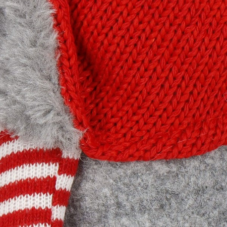 Skrzat 20 cm ozdoba świąteczna, stojący krasnal świąteczny, gnom