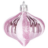 Bombki choinkowe 77 szt. ozdoby świąteczne różowy