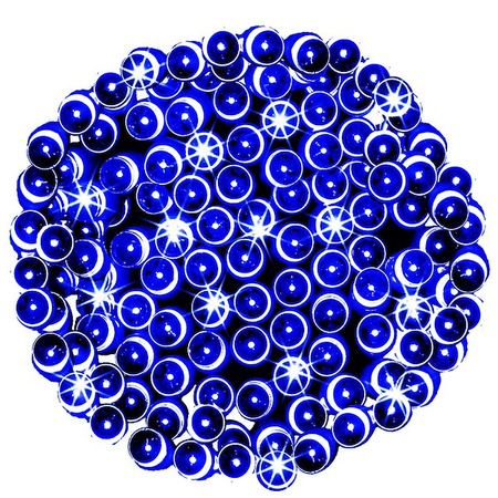 Lampki choinkowe 200 Led niebieski 15,5 m oświetlenie świąteczne