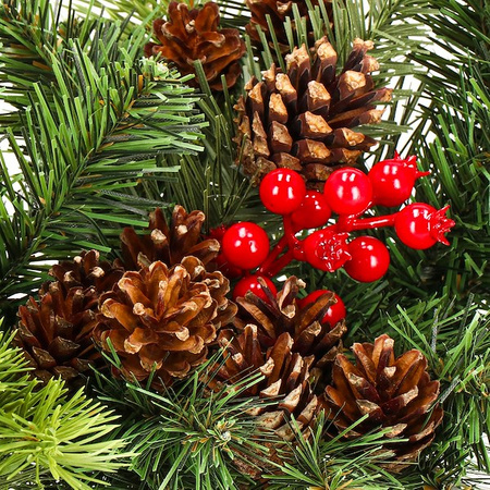 Szyszki sosnowe 6 szt. dekoracyjne szyszki do stroików