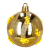 Bombki choinkowe 40 szt. komplet dekoracje świąteczne zawieszki nietłukące, złote