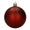 Bombki choinkowe 12 szt. komplet dekoracje świąteczne, nietłukące, czerwone