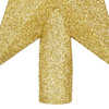 Szpic na choinkę gwiazda 19 cm szpic brokatowy ozdoba świąteczna złota
