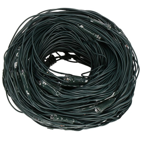 Kurtyna świetlna biały zimny 160 Led lampki wewnętrzno-zewnętrzne siatka z programatorem