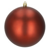 Czerwone bombki choinkowe 6 szt. ozdoby na choinkę 11 cm, dekoracje świąteczne nietłukące
