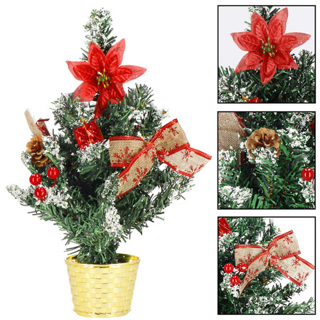 Choinka dekoracyjna sztuczne drzewko ozdoba świąteczna 40 cm