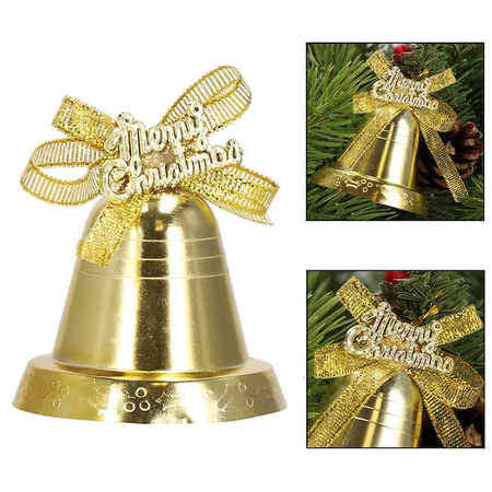 Zawieszka choinkowa 4 szt. ozdoba świąteczna dzwoneczki bombki na choinkę