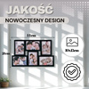 Ramka na zdjęcia 6 zdjęć multiramka 10x15 czarna