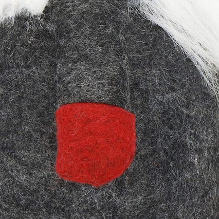 Skrzat 37 cm ozdoba świąteczna, stojący mikołaj, krasnal świąteczny, gnom