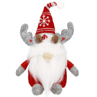 Skrzat 27 cm ozdoba świąteczna, renifer krasnal świąteczny, gnom