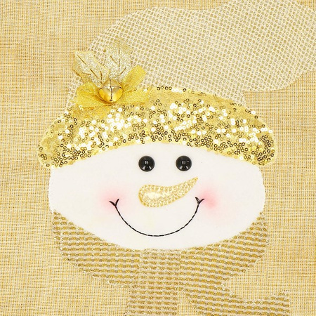 Podkładka na stół świąteczna 48x38cm bałwanek mata