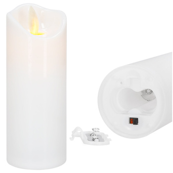 Świeczka na baterie 13,5 cm świeca LED świąteczna z ruchomym płomieniem, do stroików