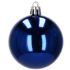 Bombki choinkowe przeźroczyste 30 szt. niebieski 6cm zestaw choinkowy