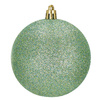 Zielone bombki choinkowe 8 cm 30 szt. zestaw ozdoby choinkowe matowe brokatowe błyszczące