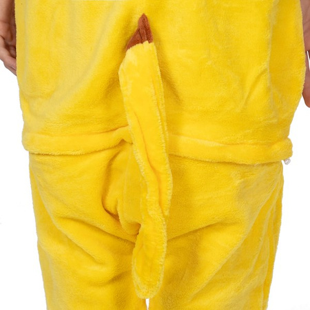 Piżama jednoczęściowa kigurumi dziecięcy kombinezon Pikachu rozmiar 120-130 cm