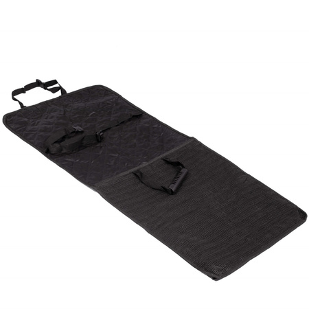 Mata na siedzenie samochodowe 102 x 50 cm czarny pokrowiec ochronny pikowany