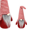 Para krasnali 30cm ozdoba świąteczna, skrzat świąteczny, gnom w paski