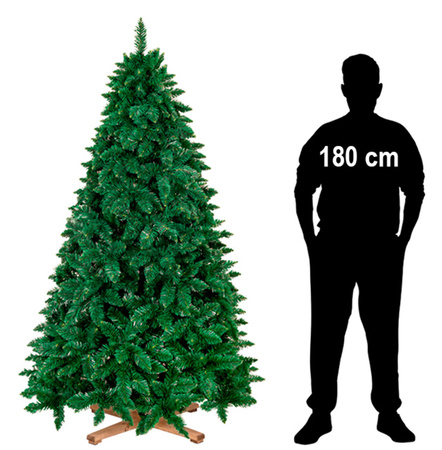 Choinka sztuczna jak żywa 220 cm sosna leśna Royal Trees premium drewniany stojak