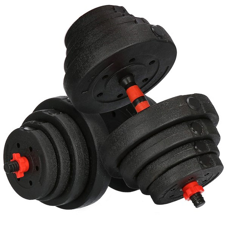 Hantle regulowane 40 kg do ćwiczeń zestaw 2x20kg