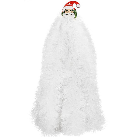 Łańcuch na choinkę 6m biały, girlanda choinkowa, średnica 15cm