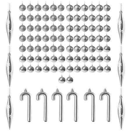 Bombki choinkowe na choinkę zestaw 100 szt.