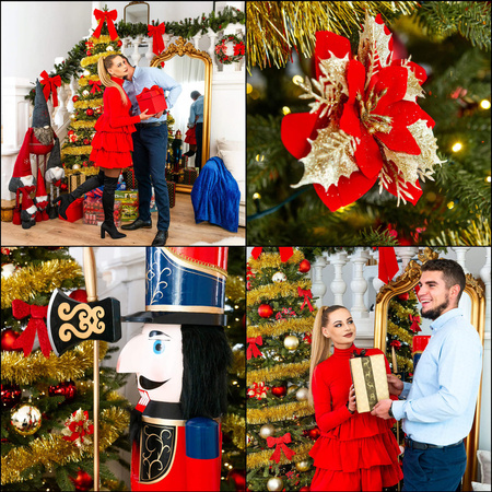 Choinka sztuczna 250 cm premium świerk kaukaski PE jak żywy