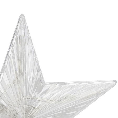 Czubek na choinkę świecąca gwiazda 10 Led szpic multikolor