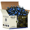 Lampki choinkowe 300 Led niebieski 25,5 m oświetlenie świąteczne IP44