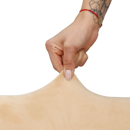 Pokrowiec na krzesło uniwersalny beżowy