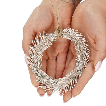 Zawieszka choinkowa wianek ozdoba świąteczna 10 cm