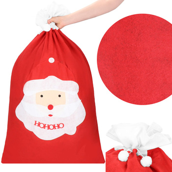 Worek św. Mikołaja na prezenty pod choinkę
