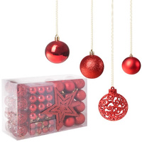 Bombki choinkowe na choinkę zestaw 100 szt.