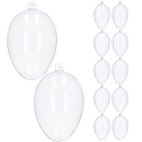 Bombki akrylowe 12 szt. 11cm jajko faberge ozdoba decoupage