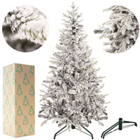 Choinka sztuczna premium 250 cm świerk ośnieżony drzewko bożonarodzeniowe PE