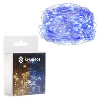 Lampki choinkowe 50 LED druciki mikro na baterie