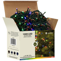 Lampki choinkowe 1000 Led multikolor 81,5 m oświetlenie świąteczne IP44