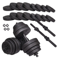 Hantle kompozytowe 30kg 2x15kg gryf zestaw