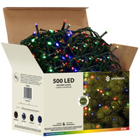 Lampki choinkowe 500 Led multikolor 41,5 m oświetlenie świąteczne IP44