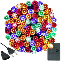 Lampki choinkowe 400 led multikolor 27,5 m oświetlenie świąteczne