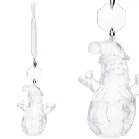 Ozdoba świąteczna 10cm choinkowa zawieszka bałwanek