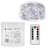 Lampki dekoracyjne 50 LED biały zimny 