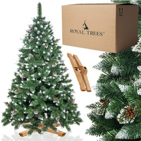 Choinka sztuczna, ośnieżona 220 cm Premium Royal Trees świąteczne drzewko, sosna diamentowa